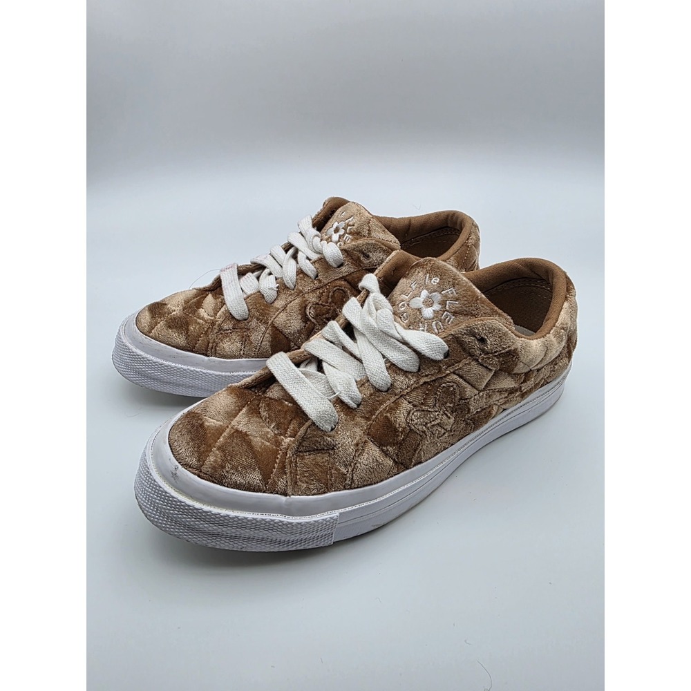 Converse GOLF le FLEUR 1 Star Brown Velvet Sneakers Men's 5.5 Women's 7.5 Tyler